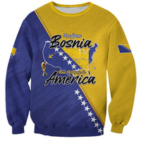 Personalised Bosnia and Herzegovina 2026 Sweatshirt Already in America