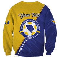 Personalised Bosnia and Herzegovina 2026 Sweatshirt Already in America