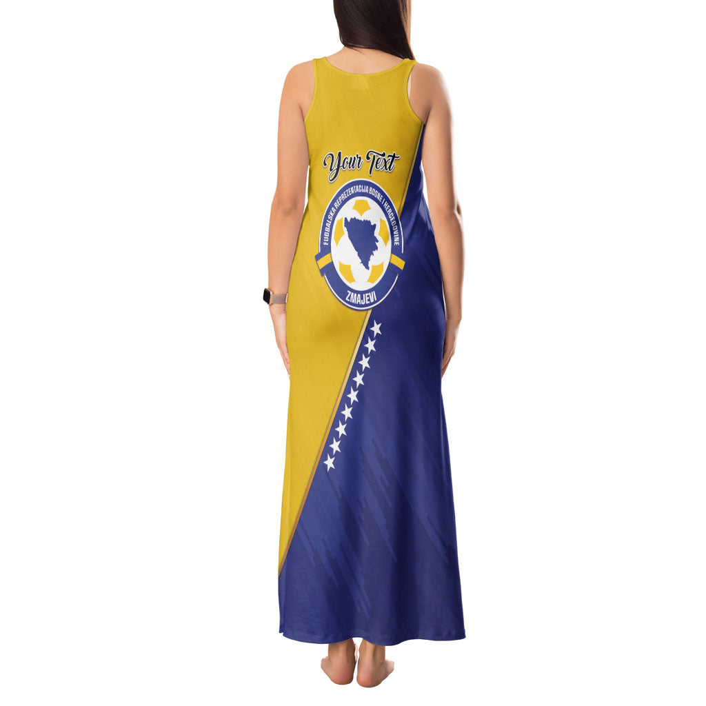 Personalised Bosnia and Herzegovina 2026 Tank Maxi Dress Already in America