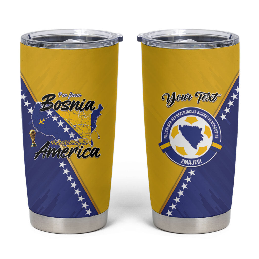 Personalised Bosnia and Herzegovina 2026 Tumbler Cup Already in America