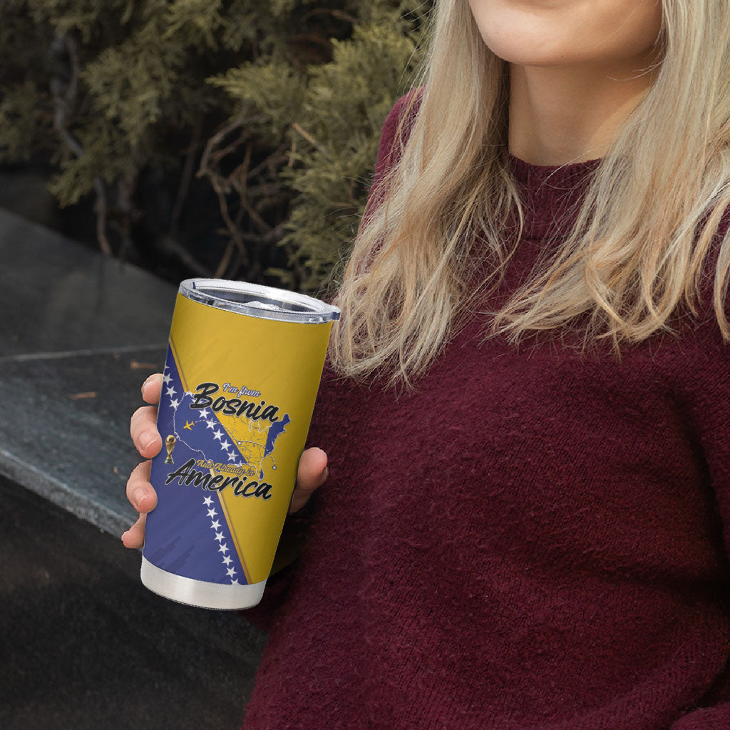 Personalised Bosnia and Herzegovina 2026 Tumbler Cup Already in America