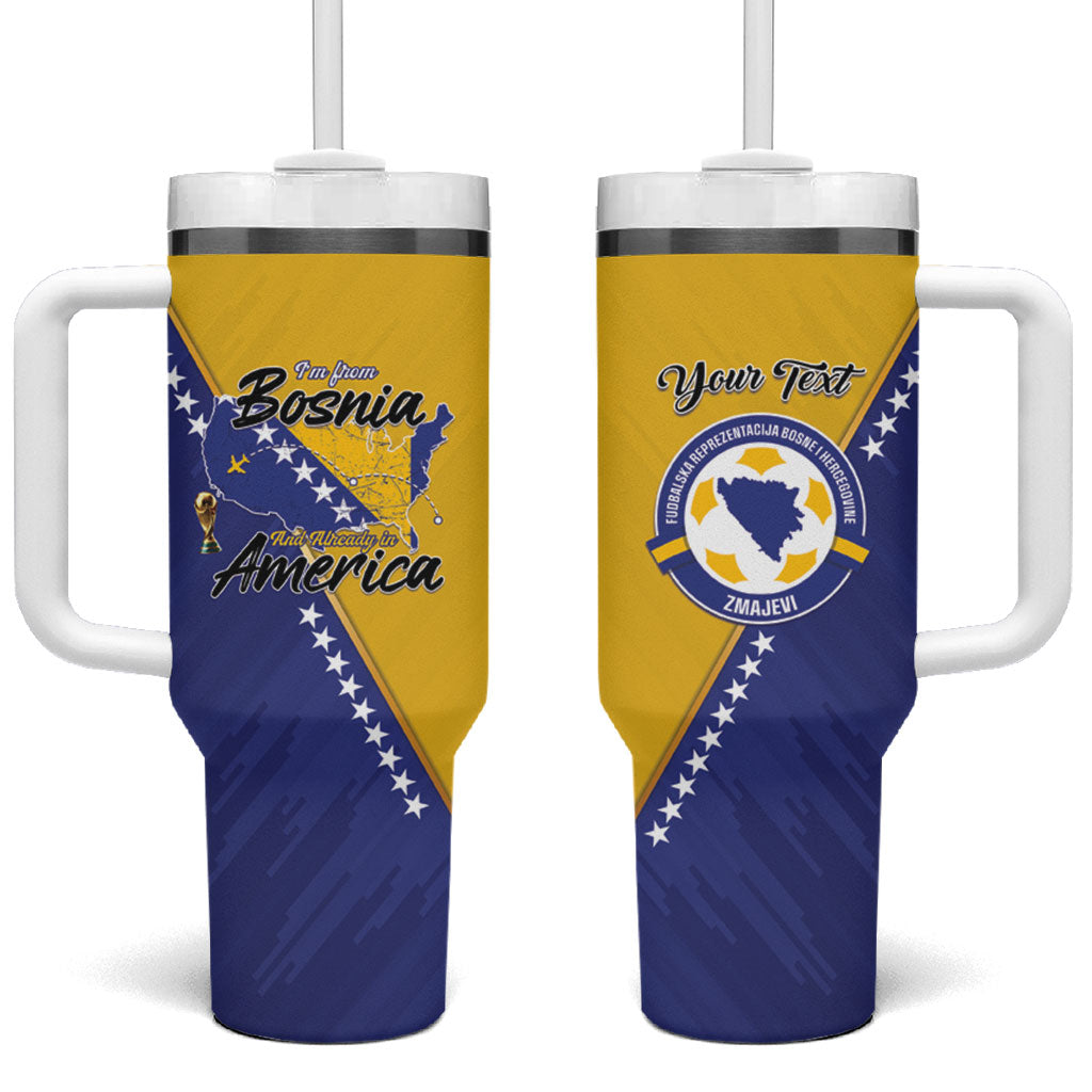 Personalised Bosnia and Herzegovina 2026 Tumbler With Handle Already in America
