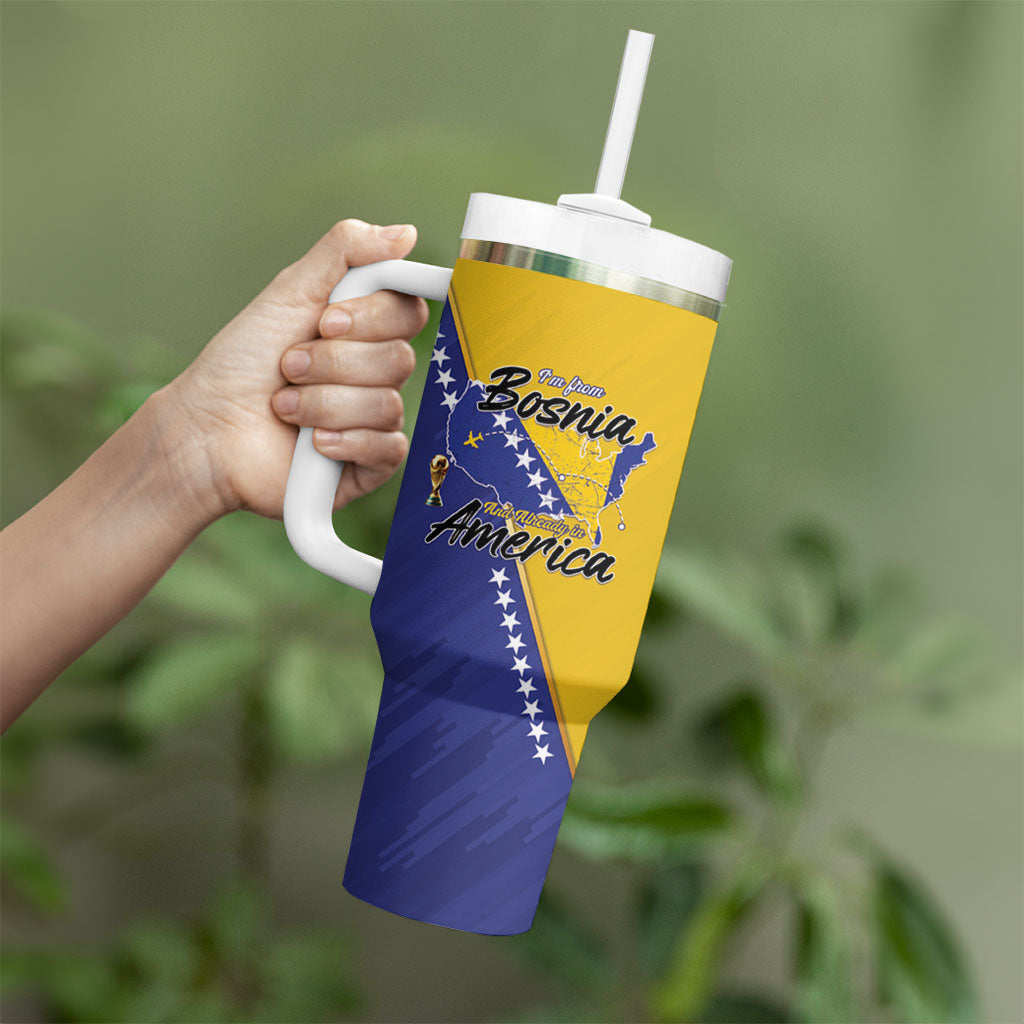 Personalised Bosnia and Herzegovina 2026 Tumbler With Handle Already in America