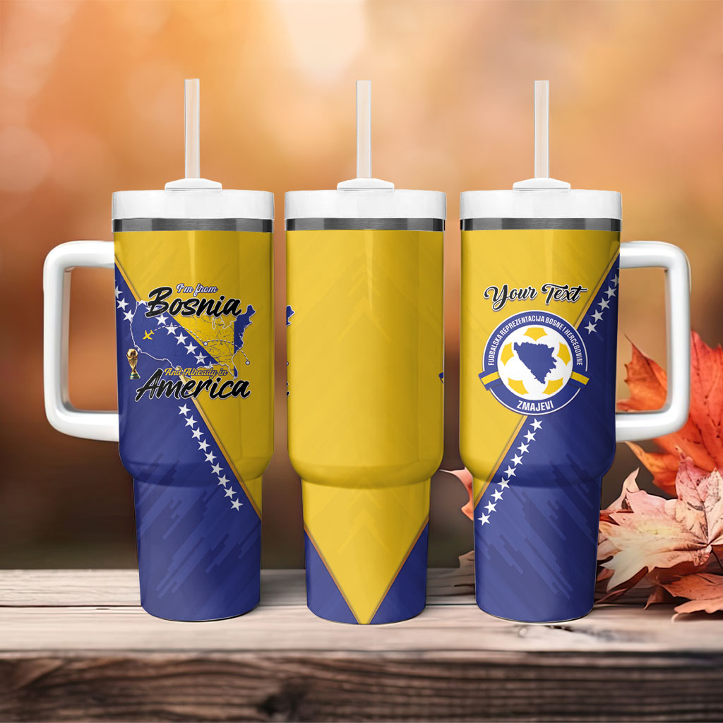 Personalised Bosnia and Herzegovina 2026 Tumbler With Handle Already in America