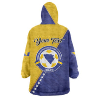 Personalised Bosnia and Herzegovina 2026 Wearable Blanket Hoodie Already in America