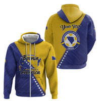 Personalised Bosnia and Herzegovina 2026 Zip Hoodie Already in America