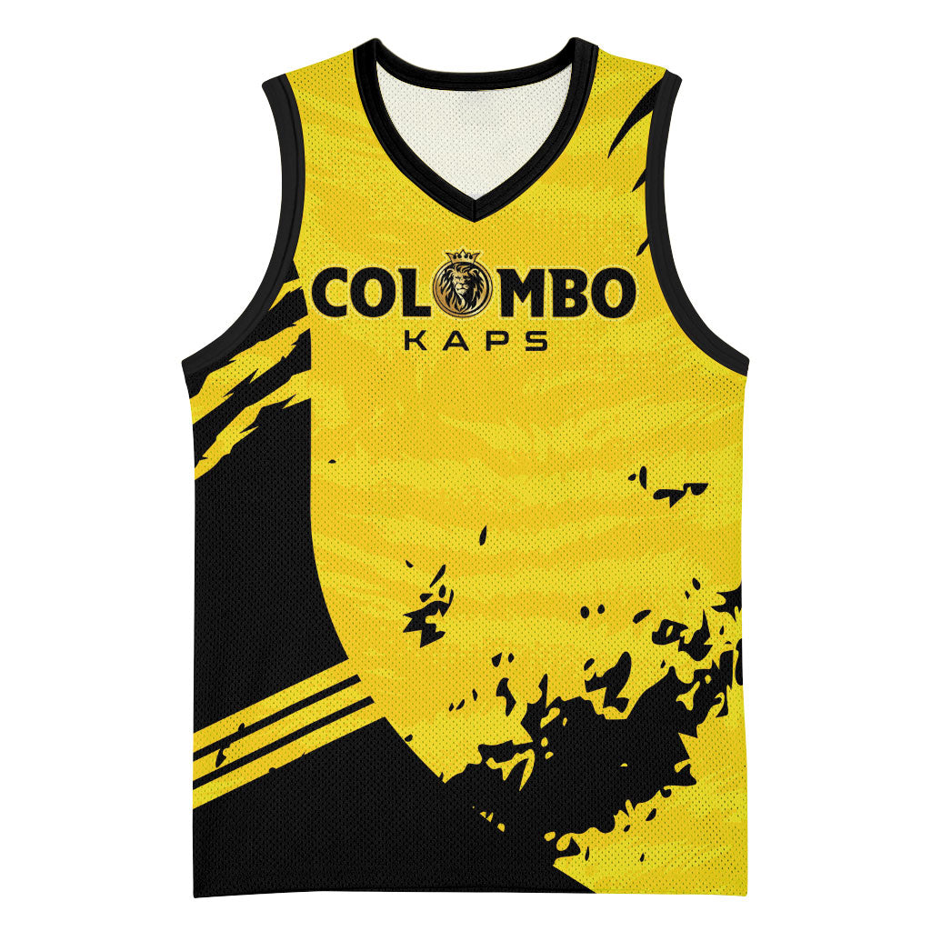 Custom Colombo Cricket Kaps Basketball Jersey Go Champions