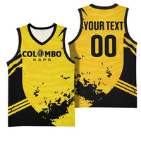 Custom Colombo Cricket Kaps Basketball Jersey Go Champions