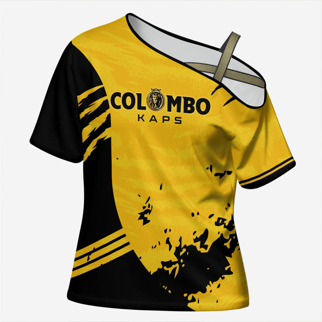 Custom Colombo Cricket Kaps Cross Shoulder Shirt Go Champions