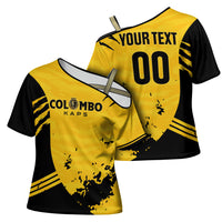 Custom Colombo Cricket Kaps Cross Shoulder Shirt Go Champions