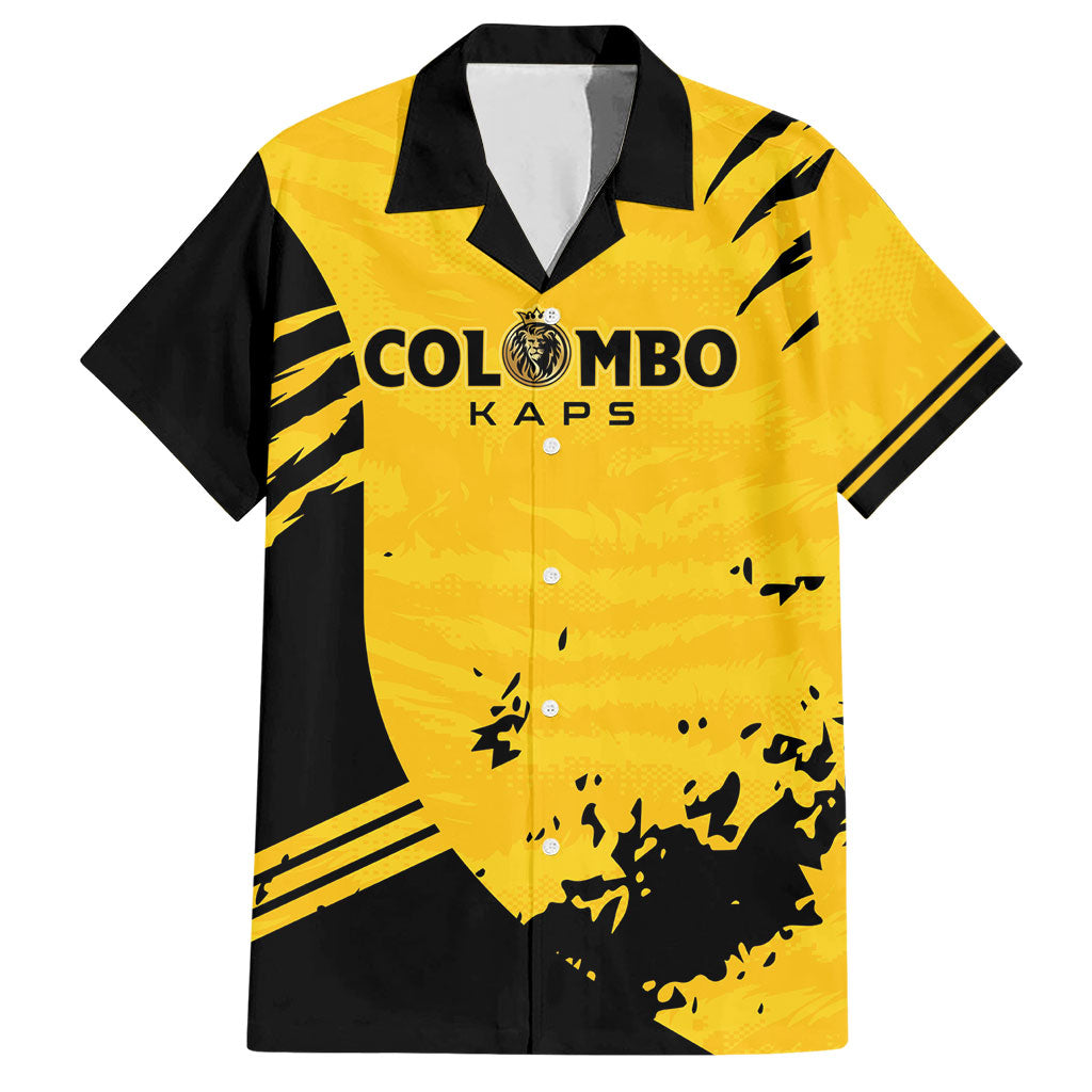 Custom Colombo Cricket Kaps Hawaiian Shirt Go Champions