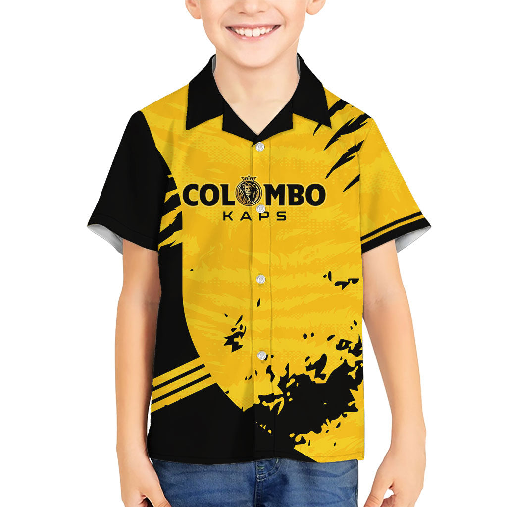 Custom Colombo Cricket Kaps Hawaiian Shirt Go Champions