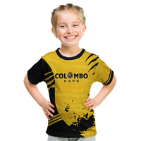 Custom Colombo Cricket Kaps Kid T Shirt Go Champions
