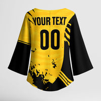 Custom Colombo Cricket Kaps Kimono Sleeve Blouse Go Champions