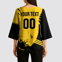 Custom Colombo Cricket Kaps Kimono Sleeve Blouse Go Champions