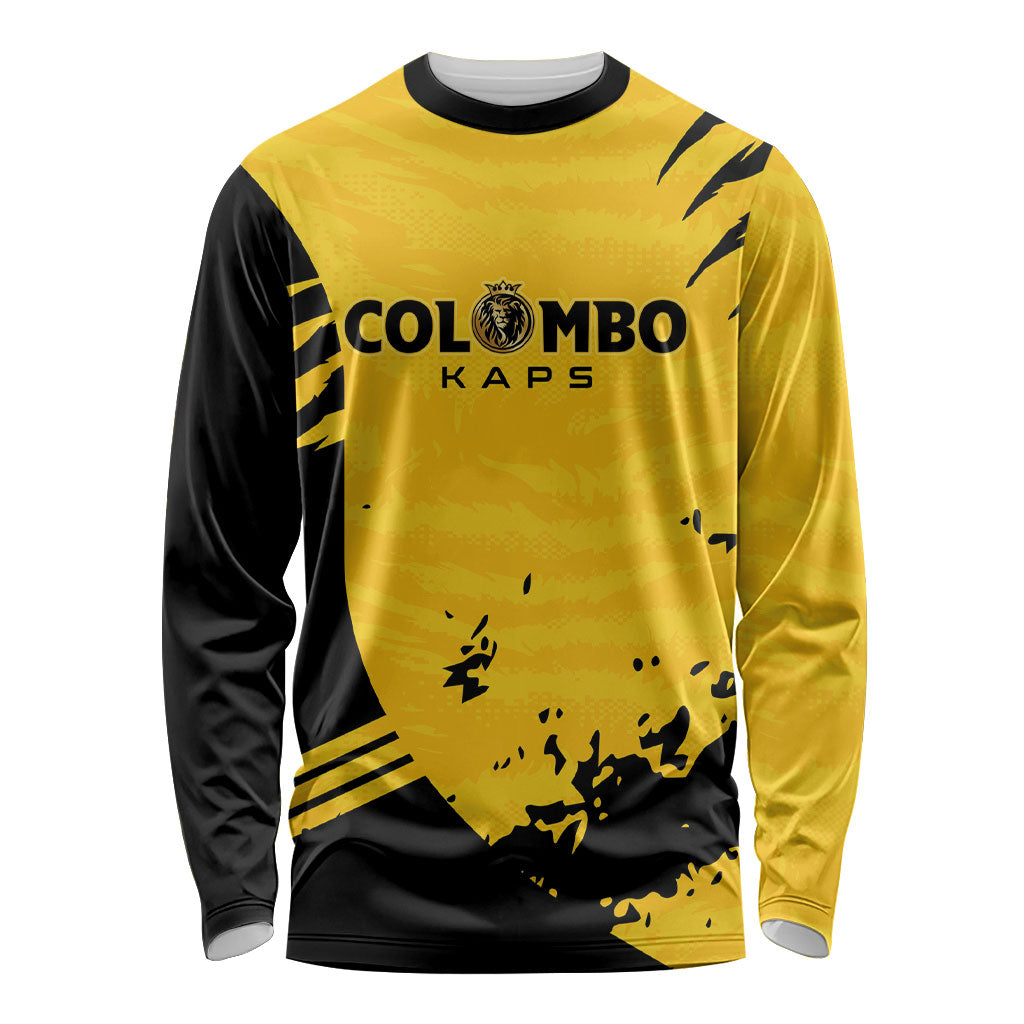 Custom Colombo Cricket Kaps Long Sleeve Shirt Go Champions