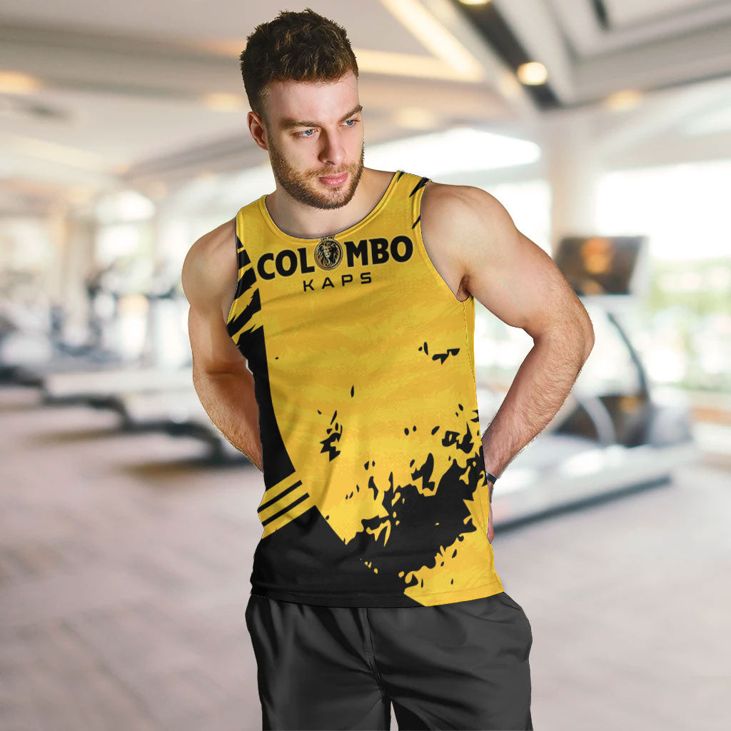 Custom Colombo Cricket Kaps Men Tank Top Go Champions