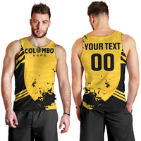 Custom Colombo Cricket Kaps Men Tank Top Go Champions