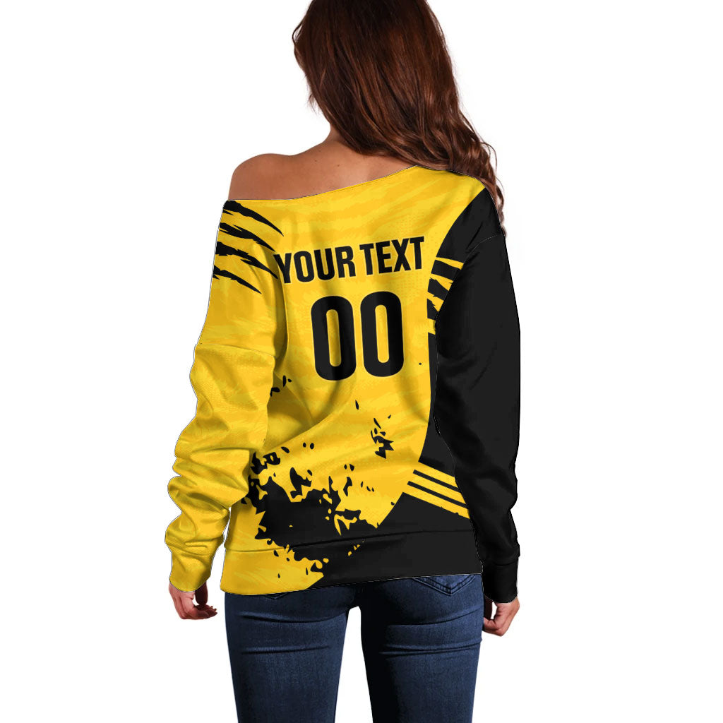 Custom Colombo Cricket Kaps Off Shoulder Sweater Go Champions
