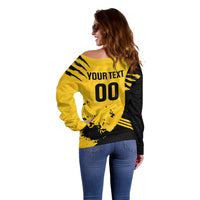 Custom Colombo Cricket Kaps Off Shoulder Sweater Go Champions