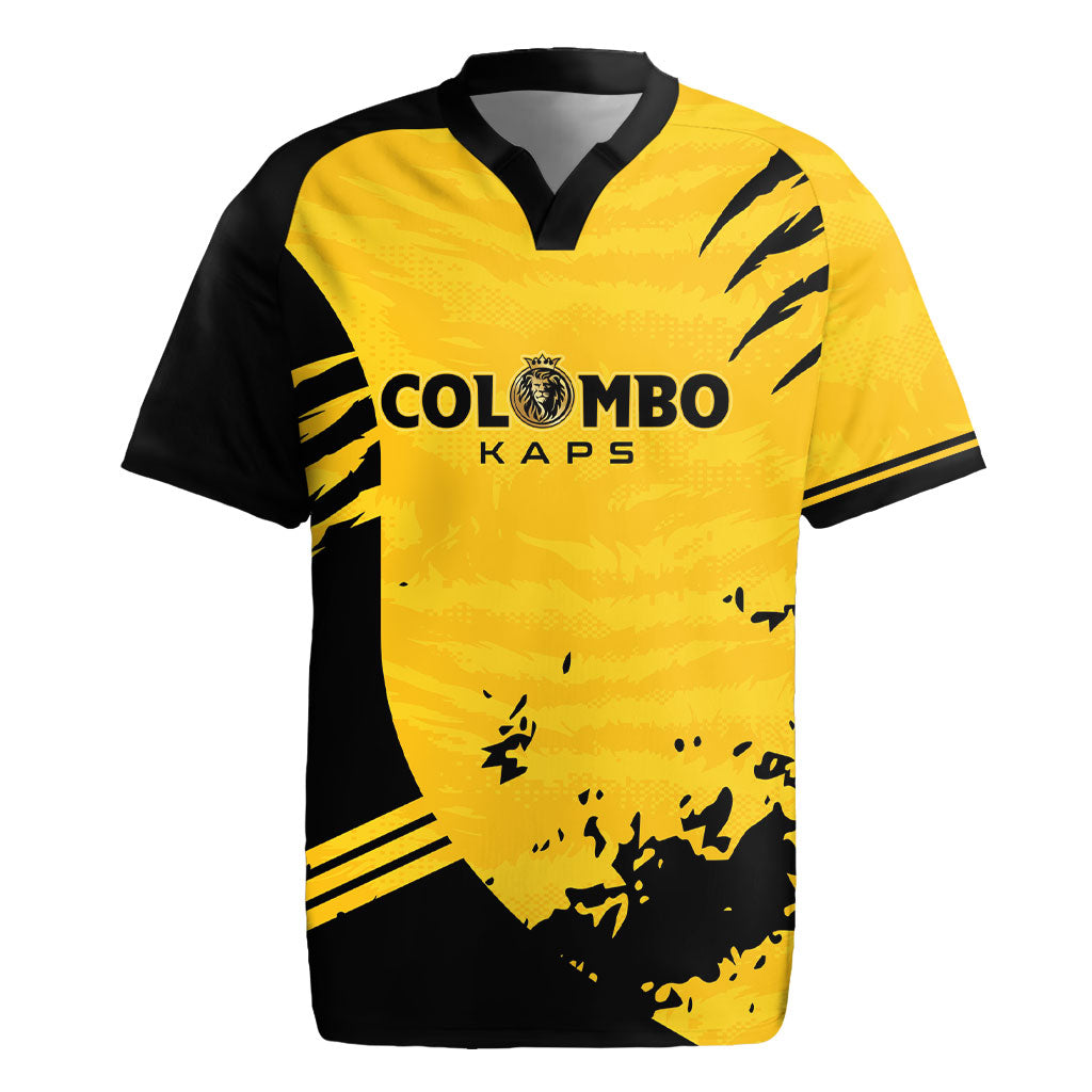 Custom Colombo Cricket Kaps Rugby Jersey Go Champions