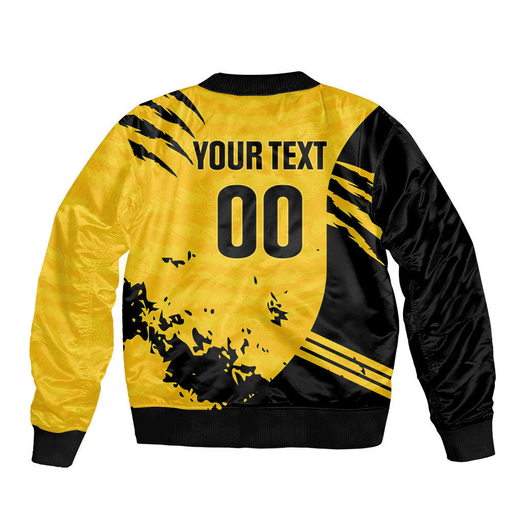 Custom Colombo Cricket Kaps Sleeve Zip Bomber Jacket Go Champions