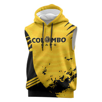 Custom Colombo Cricket Kaps Sleeveless Hoodie Go Champions