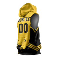 Custom Colombo Cricket Kaps Sleeveless Hoodie Go Champions