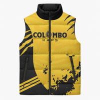Custom Colombo Cricket Kaps Sleeveless Puffer Jacket Go Champions