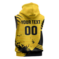 Custom Colombo Cricket Kaps Sleeveless Zip Hoodie Go Champions