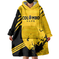 Custom Colombo Cricket Kaps Wearable Blanket Hoodie Go Champions