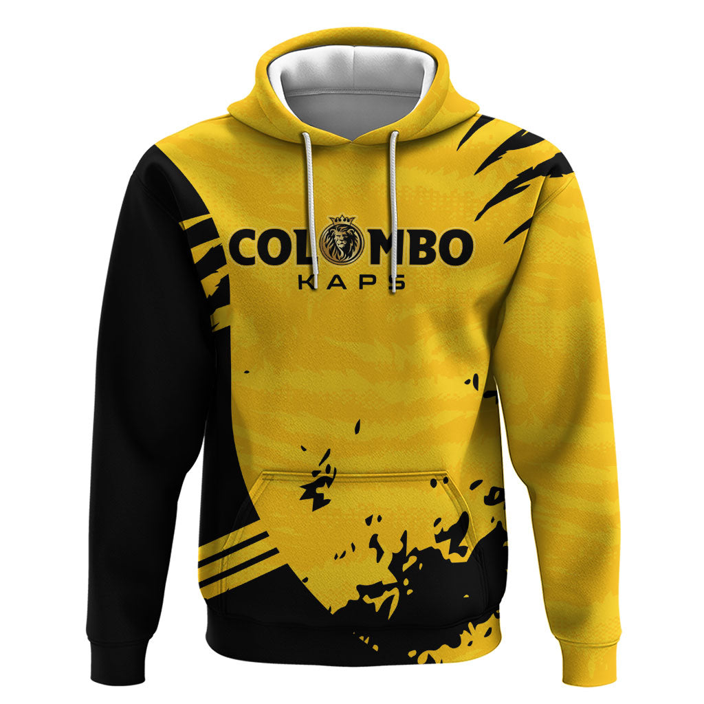 Custom Colombo Cricket Kaps Zip Hoodie Go Champions