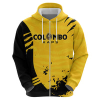 Custom Colombo Cricket Kaps Zip Hoodie Go Champions
