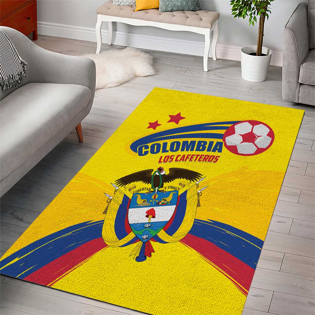 Colombia 2024 Football Champions Area Rug Todos Somos Colombia - Wonder Print Shop