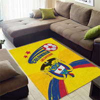 Colombia 2024 Football Champions Area Rug Todos Somos Colombia - Wonder Print Shop