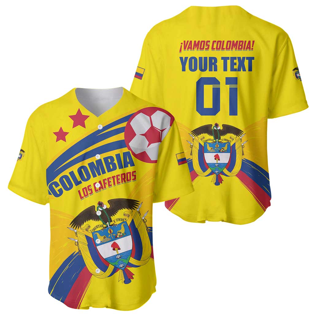 Colombia 2024 Football Champions Baseball Jersey Todos Somos Colombia - Wonder Print Shop