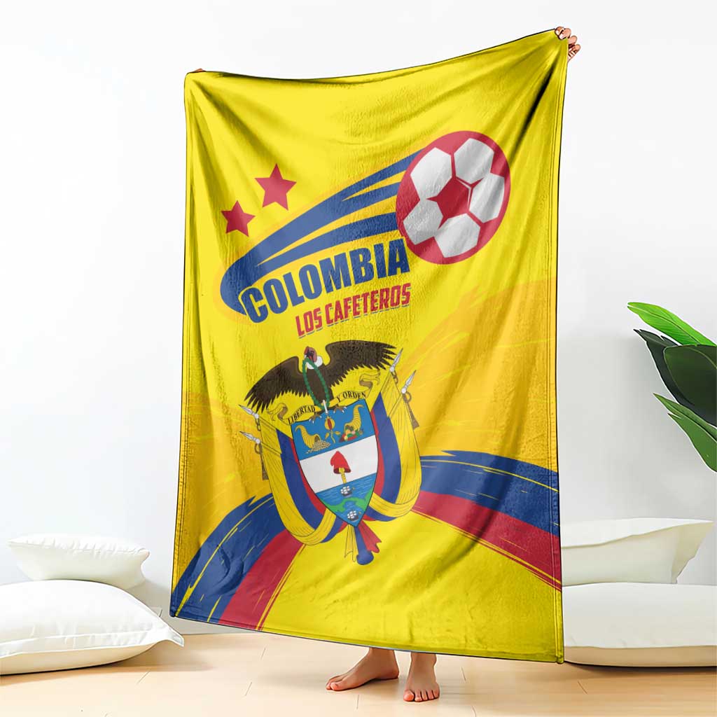 Colombia 2024 Football Champions Blanket Todos Somos Colombia