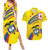 Colombia 2024 Football Champions Couples Matching Summer Maxi Dress and Hawaiian Shirt Todos Somos Colombia - Wonder Print Shop