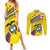 Colombia 2024 Football Champions Couples Matching Summer Maxi Dress and Long Sleeve Button Shirt Todos Somos Colombia - Wonder Print Shop