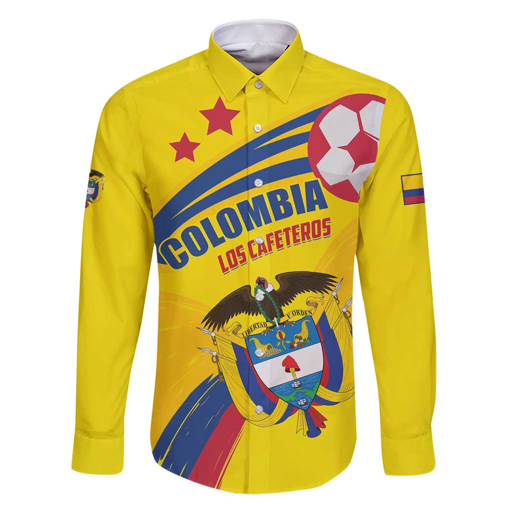 Colombia 2024 Football Champions Family Matching Long Sleeve Bodycon Dress and Hawaiian Shirt Todos Somos Colombia - Wonder Print Shop