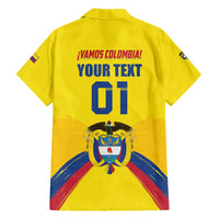 Colombia 2024 Football Champions Family Matching Short Sleeve Bodycon Dress and Hawaiian Shirt Todos Somos Colombia - Wonder Print Shop