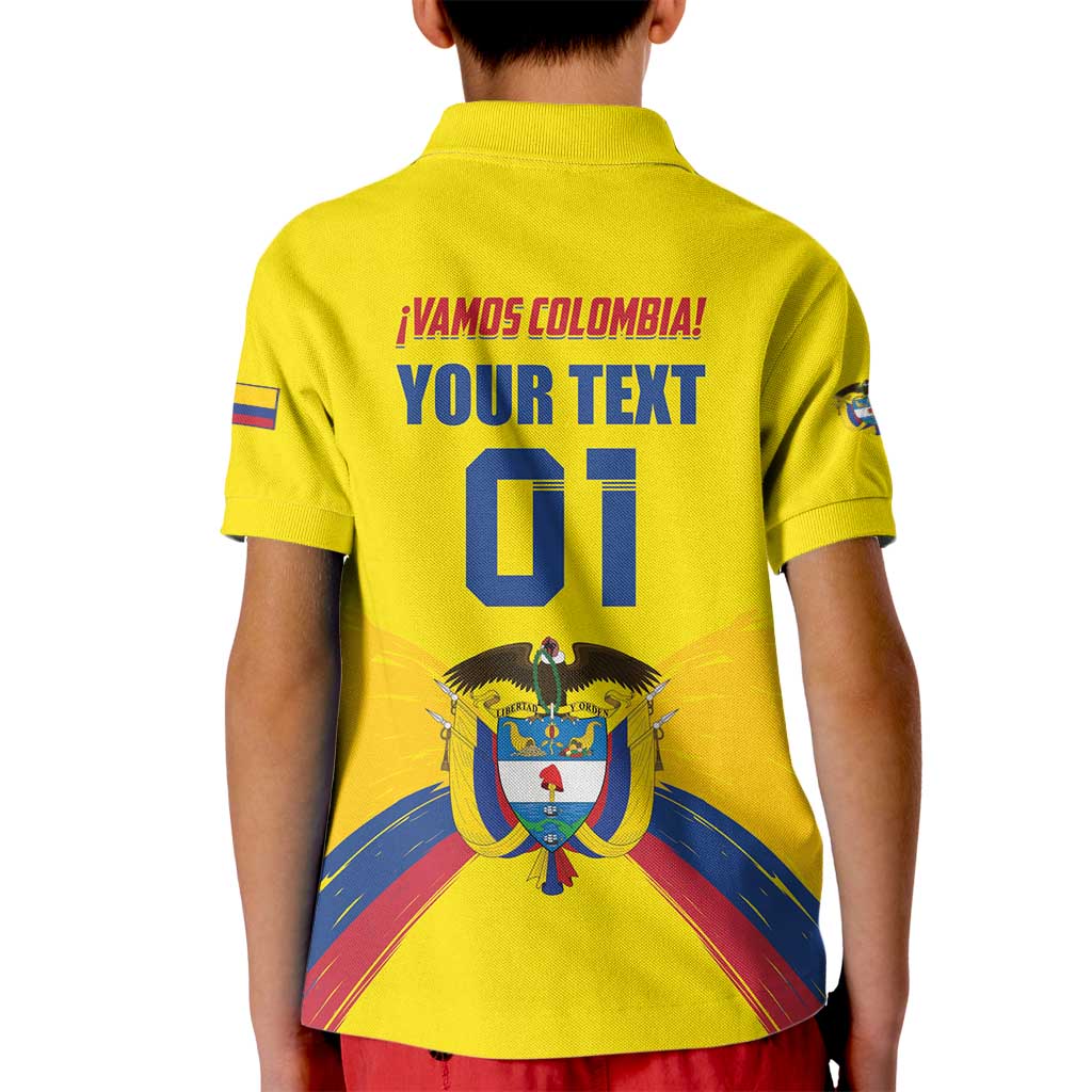 Colombia 2024 Football Champions Kid Polo Shirt Todos Somos Colombia - Wonder Print Shop