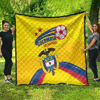 Colombia 2024 Football Champions Quilt Todos Somos Colombia - Wonder Print Shop
