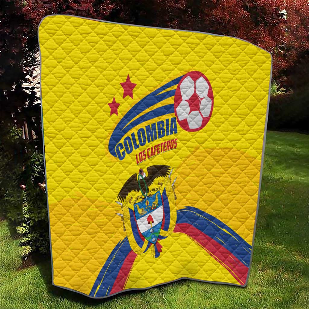 Colombia 2024 Football Champions Quilt Todos Somos Colombia - Wonder Print Shop