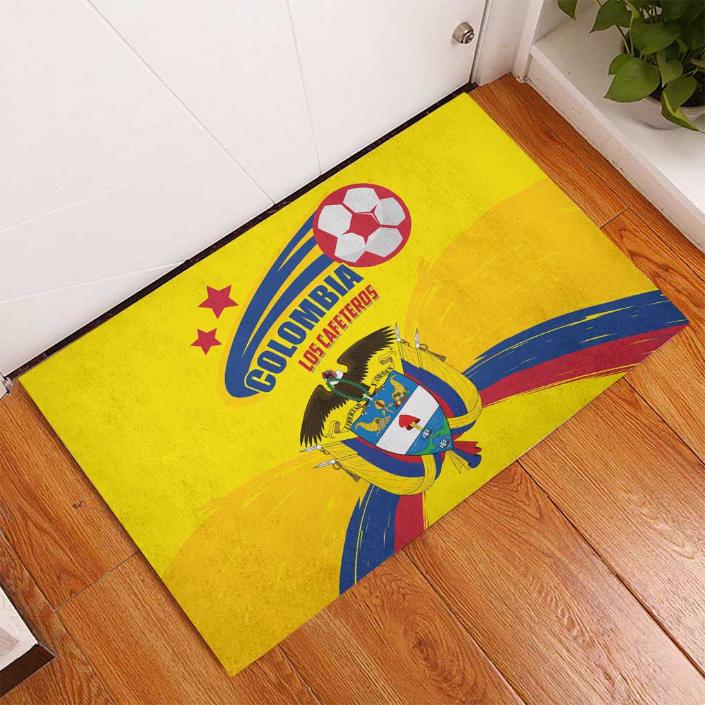 Colombia 2024 Football Champions Rubber Doormat Todos Somos Colombia - Wonder Print Shop