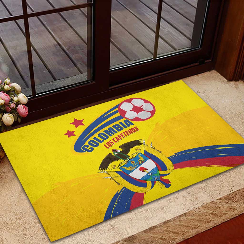 Colombia 2024 Football Champions Rubber Doormat Todos Somos Colombia - Wonder Print Shop