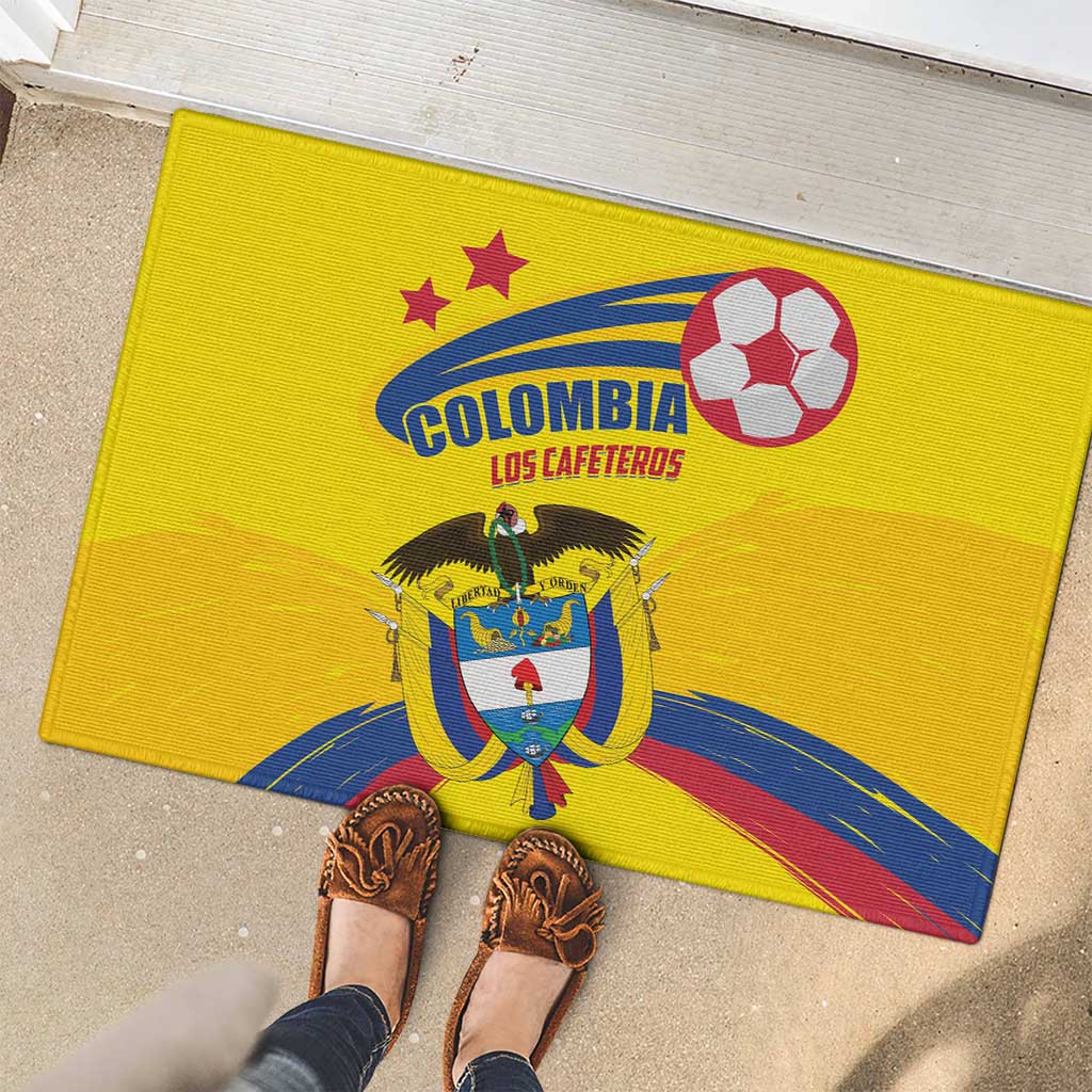 Colombia 2024 Football Champions Rubber Doormat Todos Somos Colombia - Wonder Print Shop