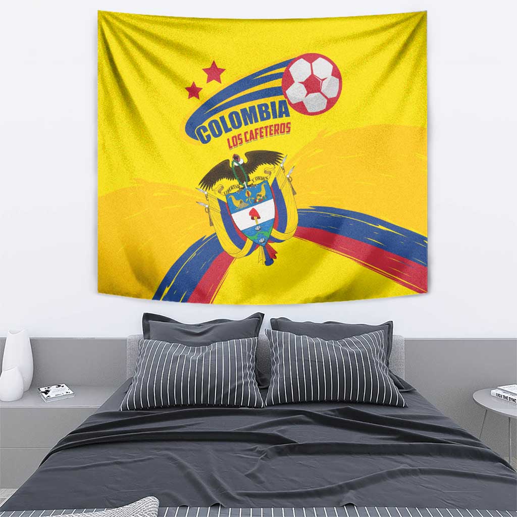 Colombia 2024 Football Champions Tapestry Todos Somos Colombia - Wonder Print Shop