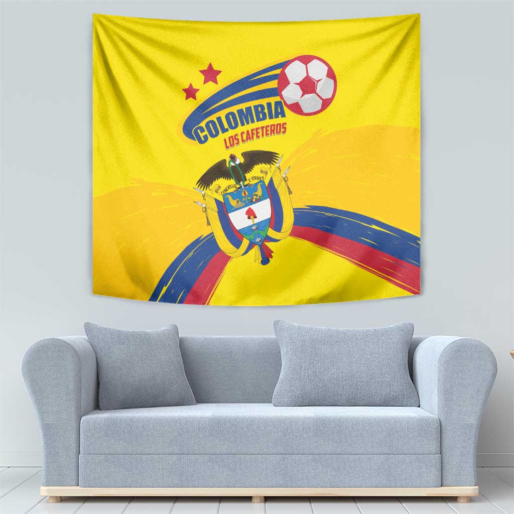 Colombia 2024 Football Champions Tapestry Todos Somos Colombia - Wonder Print Shop