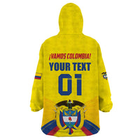 Colombia 2024 Football Champions Wearable Blanket Hoodie Todos Somos Colombia - Wonder Print Shop